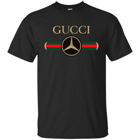 Gucci Mercedes T-shirt Men Cotton T-Shirt Black / S Men Cotton T-Shirt - parenttees