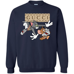 Gucci Tom And Jerry Cartoon T-shirt Crewneck Pullover Sweatshirt Crewneck Pullover Sweatshirt - parenttees