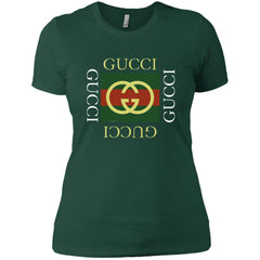 Gucci Logo Gift T-shirt Women Cotton T-Shirt Women Cotton T-Shirt - parenttees