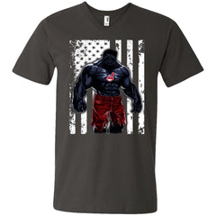 Giants Hulk Cleveland Indians T-shirt Flag Men V-Neck T-Shirt Men V-Neck T-Shirt - parenttees