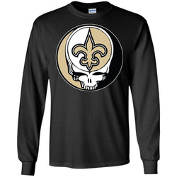 New Orleans Saints Grateful Dead Steal Your Face Football Nfl Shirts Men Long Sleeve Shirt