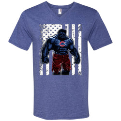 Giants Hulk Chicago Cubs T-shirt Flag Men V-Neck T-Shirt