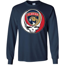 Florida Panthers Grateful Dead Steal Your Face Hockey Nhl Shirts Men Long Sleeve Shirt