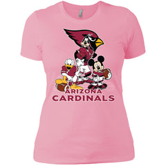 Mickey Mouse Arizona Cardinals American Football Nfl Sports Shirt Women Cotton T-Shirt Women Cotton T-Shirt - parenttees