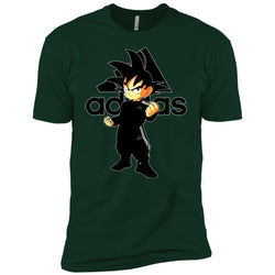 Goku Adidas Black T-shirt Men Short Sleeve T-Shirt