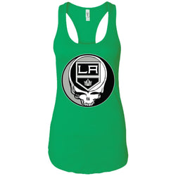 Los Angeles Kings Grateful Dead Steal Your Face Hockey Nhl Shirts Women Tank Top