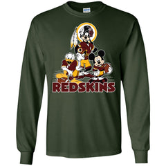 Mickey Mouse Washington Redskins American Football Nfl Sports Shirt Men Long Sleeve Shirt Men Long Sleeve Shirt - parenttees