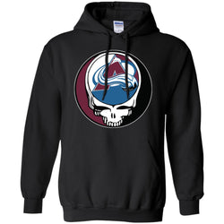 Colorado Avalanche Grateful Dead Steal Your Face Hockey Nhl Shirts Pullover Hoodie Sweatshirt