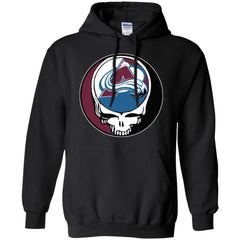 Colorado Avalanche Grateful Dead Steal Your Face Hockey Nhl Shirts Pullover Hoodie Sweatshirt Pullover Hoodie Sweatshirt - parenttees