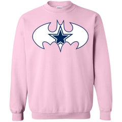 We Are The Dallas Cowboys Batman Nfl Mashup Crewneck Pullover Sweatshirt Crewneck Pullover Sweatshirt - parenttees