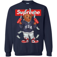 Supreme Bear Hot Trending T-shirt Crewneck Pullover Sweatshirt Crewneck Pullover Sweatshirt - parenttees