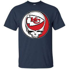 Kansas City Chiefs Grateful Dead Steal Your Face Football Nfl Shirts Men Cotton T-Shirt Men Cotton T-Shirt - parenttees