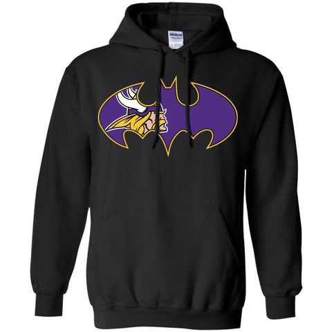 We Are The Minnesota Vikings Batman Nfl Mashup Pullover Hoodie Sweatshirt Black / S Pullover Hoodie Sweatshirt - parenttees