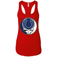 Indianapolis Colts Grateful Dead Steal Your Face Football Nfl Shirts Women Tank Top Women Tank Top - parenttees
