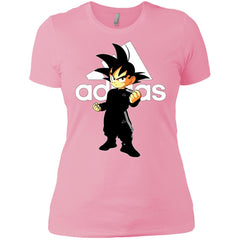 Goku Treding Adidas White T-shirt Women Cotton T-Shirt Women Cotton T-Shirt - parenttees