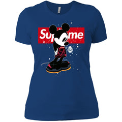 Supreme Mickey Babe Cute Love T-shirt Women Cotton T-Shirt Women Cotton T-Shirt - parenttees