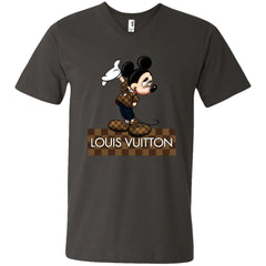 Louis Vuitton Mickey T-shirt Men V-Neck T-Shirt Men V-Neck T-Shirt - parenttees