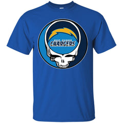 Los Angeles Chargers Grateful Dead Steal Your Face Football Nfl Shirts Men Cotton T-Shirt Men Cotton T-Shirt - parenttees