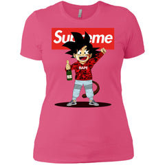 Supreme Songoku T-shirt Women Cotton T-Shirt Women Cotton T-Shirt - parenttees