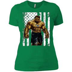 Giants Hulk Jacksonville Jaguars T-shirt Flag Women Cotton T-Shirt Women Cotton T-Shirt - parenttees