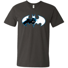 We Are The Carolina Panthers Batman Nfl Mashup Men V-Neck T-Shirt Men V-Neck T-Shirt - parenttees