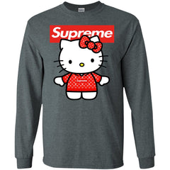 Supreme Hello Kitty Loves T-shirt Men Long Sleeve Shirt Men Long Sleeve Shirt - parenttees