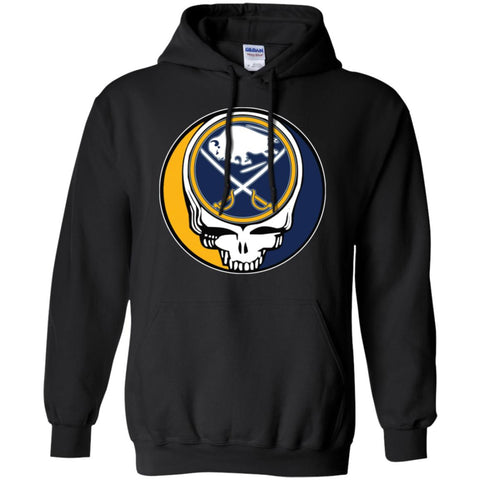 Buffalo Sabres Grateful Dead Steal Your Face Hockey Nhl Shirts Pullover Hoodie Sweatshirt Black / S Pullover Hoodie Sweatshirt - parenttees