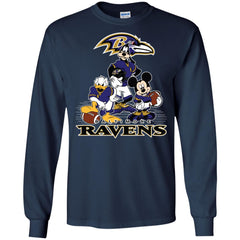 Mickey Mouse Baltimore Ravens American Football Nfl Sports Shirt Men Long Sleeve Shirt Men Long Sleeve Shirt - parenttees