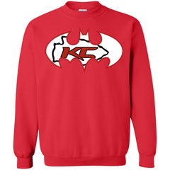 We Are The Kansas City Chiefs Batman Nfl Mashup Crewneck Pullover Sweatshirt Crewneck Pullover Sweatshirt - parenttees