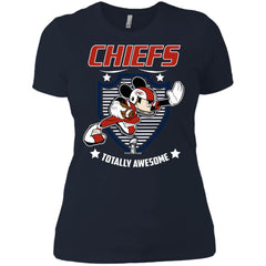 Nfl – Kansas City Chiefs Totally Awesome Mickey Mouse Super Bowl 2019 Football Women Cotton T-Shirt Women Cotton T-Shirt - parenttees