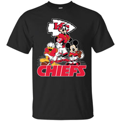 Mickey Mouse Kansas City Chiefs American Football Nfl Sports Shirt Men Cotton T-Shirt