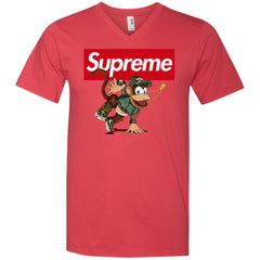 Supreme Monkey T-shirt Men V-Neck T-Shirt Men V-Neck T-Shirt - parenttees