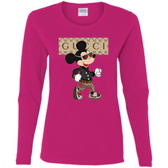 Gucci Shirt Mickey Mouse T-shirt Women Long Sleeve Shirt Women Long Sleeve Shirt - parenttees