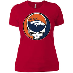 Denver Broncos Grateful Dead Steal Your Face Football Nfl Shirts Women Cotton T-Shirt Women Cotton T-Shirt - parenttees