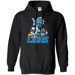 Mickey Mouse Detroit Lions American Football Nfl Sports Shirt Pullover Hoodie Sweatshirt Pullover Hoodie Sweatshirt - parenttees