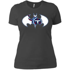 We Are The Tennessee Titans Batman Nfl Mashup Women Cotton T-Shirt Women Cotton T-Shirt - parenttees