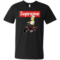 Supreme Car T-shirt Men V-Neck T-Shirt Men V-Neck T-Shirt - parenttees