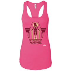 Captain Marvel Red Yellow Flight Powers Women Tank Top Women Tank Top - parenttees