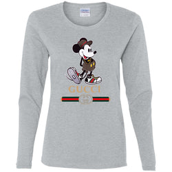 Gucci Mickey Kitty beauty T-shirt Women Long Sleeve Shirt