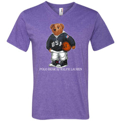 Polo Bear Ralph Lauren Shirt Men V-Neck T-Shirt Men V-Neck T-Shirt - parenttees