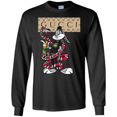 Gucci Rabbit Snake Gift Birthday T-shirt Men Long Sleeve Shirt Men Long Sleeve Shirt - parenttees