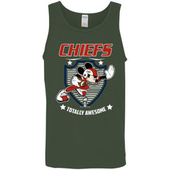 Nfl – Kansas City Chiefs Totally Awesome Mickey Mouse Super Bowl 2019 Football Men Cotton Tank Men Cotton Tank - parenttees