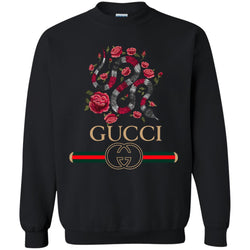 Gucci Logo Snake T-shirt Crewneck Pullover Sweatshirt