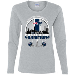 Nfl – New England Patriots 2019 Super Bowl Champions Football Women Long Sleeve Shirt