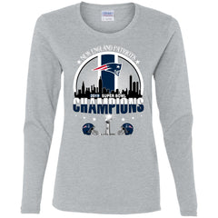 Nfl – New England Patriots 2019 Super Bowl Champions Football Women Long Sleeve Shirt Women Long Sleeve Shirt - parenttees