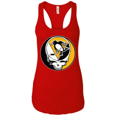 Pittsburgh Penguins Grateful Dead Steal Your Face Hockey Nhl Shirts Women Tank Top Women Tank Top - parenttees