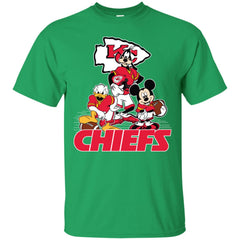 Mickey Mouse Kansas City Chiefs American Football Nfl Sports Shirt Men Cotton T-Shirt Men Cotton T-Shirt - parenttees