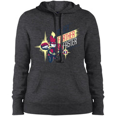 Captain Marvel Higher Further Faster Drawn Women Hooded Sweatshirt Women Hooded Sweatshirt - parenttees