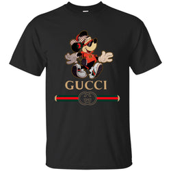 Gucci Mickey Fashion Stylelist Music T-shirt Men Cotton T-Shirt