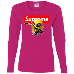 Supreme Minion T-shirt Trending Women Long Sleeve Shirt Women Long Sleeve Shirt - parenttees